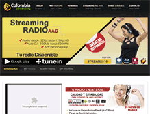 Tablet Screenshot of colombiastreaming.com.co